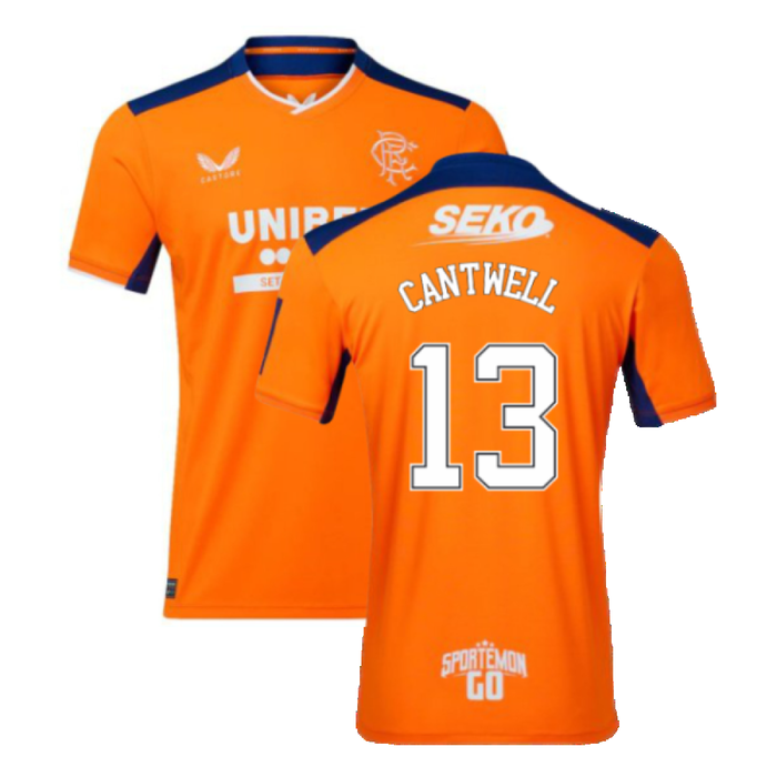 Rangers 2022-23 Third Shirt (4XL) (Mint) (Cantwell 13)