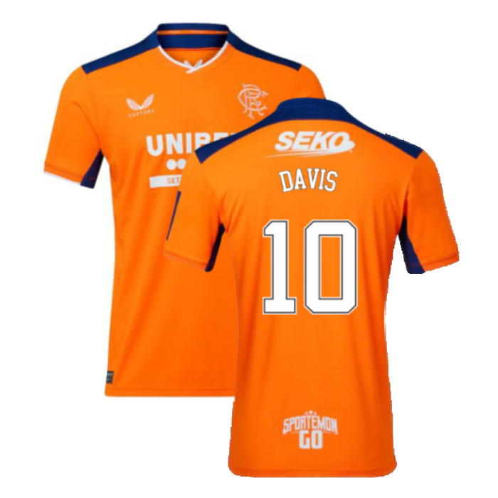 Rangers 2022-23 Third Shirt (XL) (Mint) (DAVIS 10)