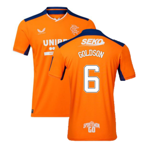 Rangers 2022-23 Third Shirt (4XL) (Mint) (GOLDSON 6)_0