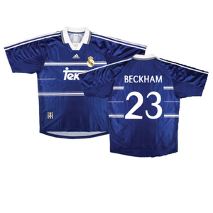 Real Madrid 1998-99 Away Shirt (L) (Very Good) (Beckham 23)_0