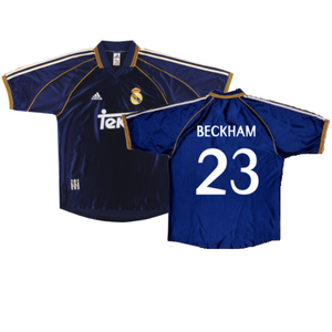 Real Madrid 1998-99 Third Shirt (S) (Very Good) (Beckham 23)_0