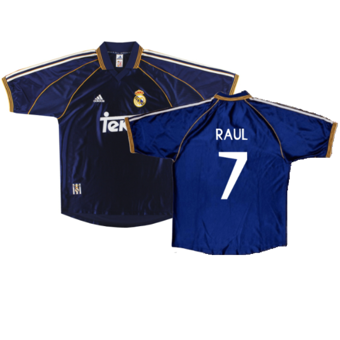 Real Madrid 1998-99 Third Shirt (S) (Very Good) (Raul 7)