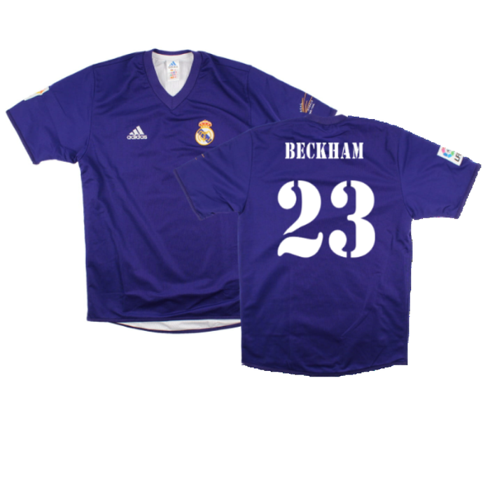 Real Madrid 2001-02 Anniversary Third Shirt (S) (Excellent) (Beckham 23)