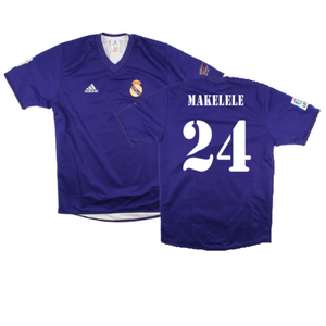 Real Madrid 2001-02 Anniversary Third Shirt (S) (Excellent) (Makelele 24)_0