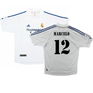 Real Madrid 2001-02 Home Shirt (Very Good) (Marcelo 12)_0