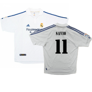 Real Madrid 2001-02 Home Shirt (Very Good) (Savio 11)_0