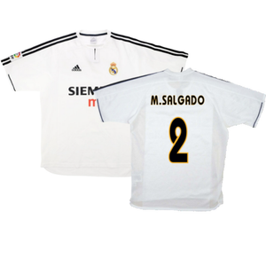 Real Madrid 2003-04 Home Shirt (XL) (Good) (M.Salgado 2)_0