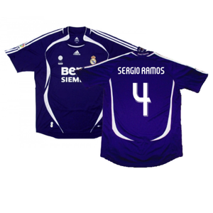 Real Madrid 2006-2007 Third Shirt (S) (Excellent) (Sergio Ramos 4)_0