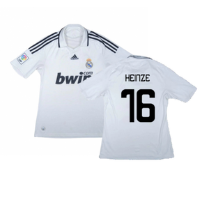 Real Madrid 2008-09 Home Shirt (L) (Very Good) (Heinze 16)_0