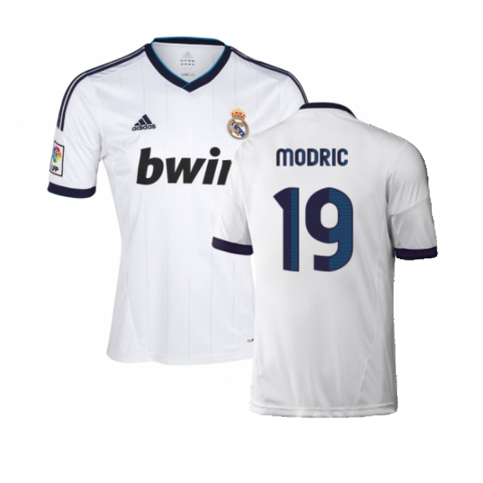 Real Madrid 2012-13 Home Shirt (XL) (Very Good) (Modric 19)