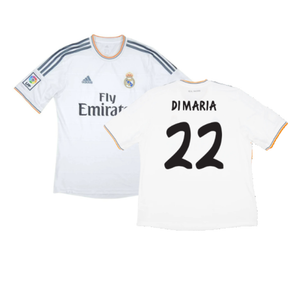 Real Madrid 2013-14 Home (M) (Very Good) (Di Maria 22)_0