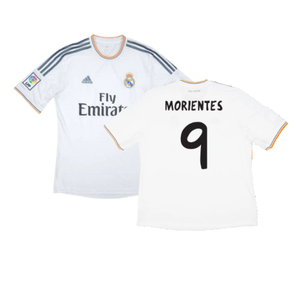 Real Madrid 2013-14 Home (M) (Very Good) (MORIENTES 9)_0