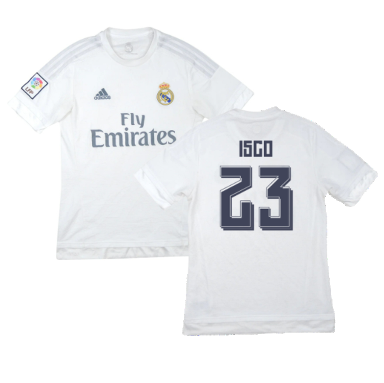 Real Madrid 2015-16 Home Shirt (M) (Isco 23) (Good) – Classic