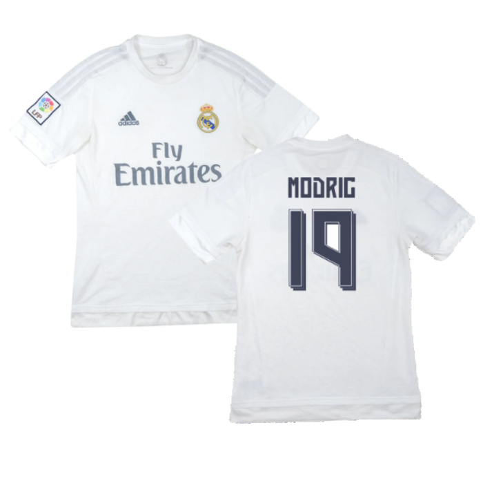 Real Madrid 2015-16 Home Shirt (M) (Modric 19) (Good)