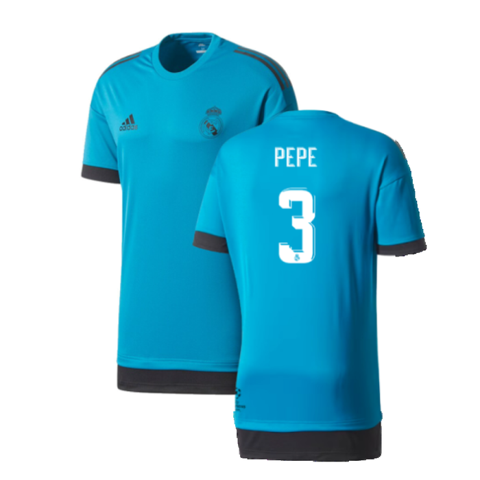 Real Madrid 2017-18 Adidas Champions League Training Shirt (2XL) (Pepe 3) (Excellent)