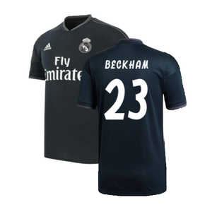 Real Madrid 2018-19 Away Shirt (S) (Very Good) (Beckham 23)_0