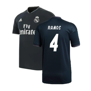 Real Madrid 2018-19 Away Shirt (S) (Very Good) (Ramos 4)_0