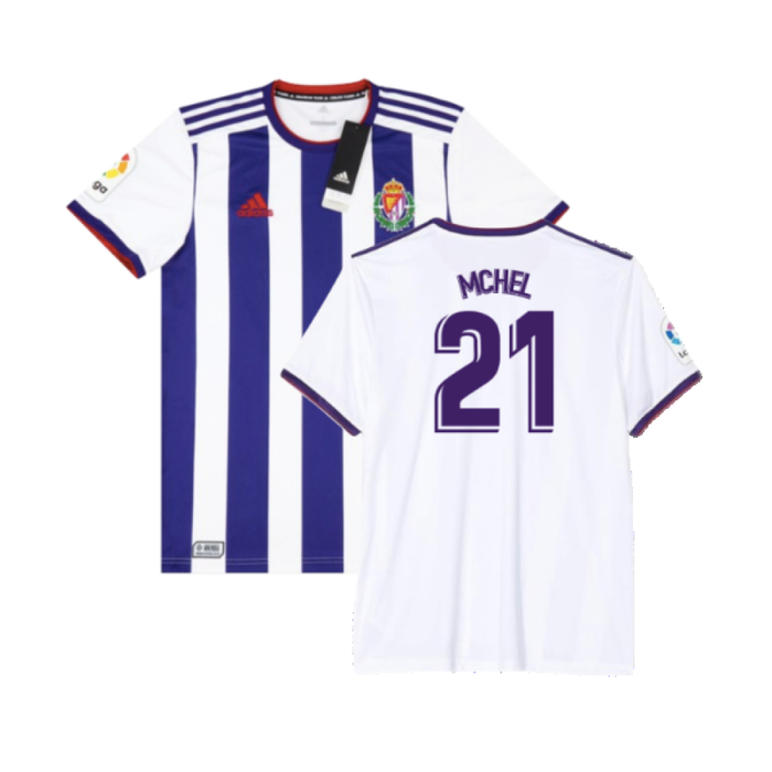 Real Valladolid 2019-2020 Home Shirt - Sponsorless (S) (BNWT) (Míchel 21)