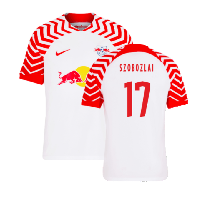 Red Bull Leipzig 2023-24 Home Shirt (L) (Szobozlai 17) (Good)