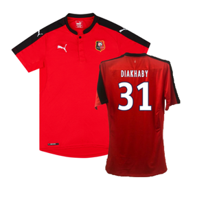 Rennes 2016-17 Home Shirt (Sponsorless) (XL) (Excellent) (Diakhaby 31)_0