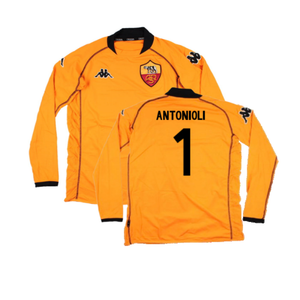 Roma 2002-03 Goalkeeper Long Sleeve Shirt (L) (Excellent) (Antonioli 1)_0