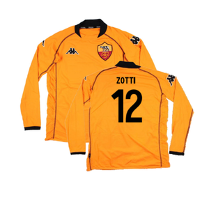 Roma 2002-03 Goalkeeper Long Sleeve Shirt (L) (Excellent) (Zotti 12)_0