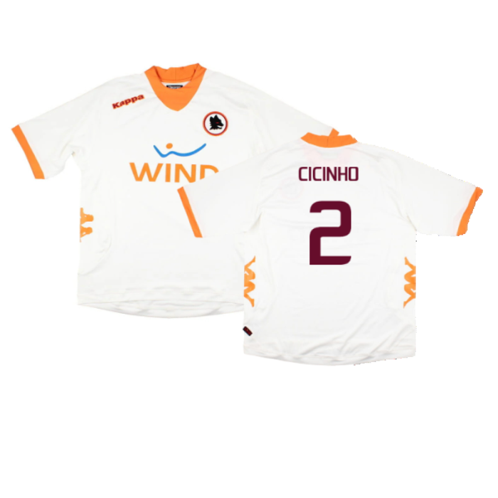 Roma 2011-12 Away Shirt (L) (Mint) (Cicinho 2)