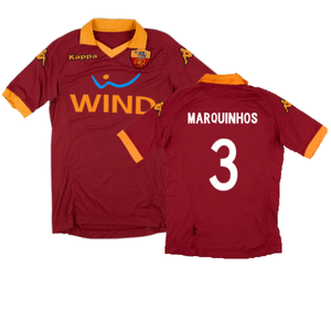 Roma 2012-13 Home Shirt (MB) (Marquinhos 3) (Very Good)_0