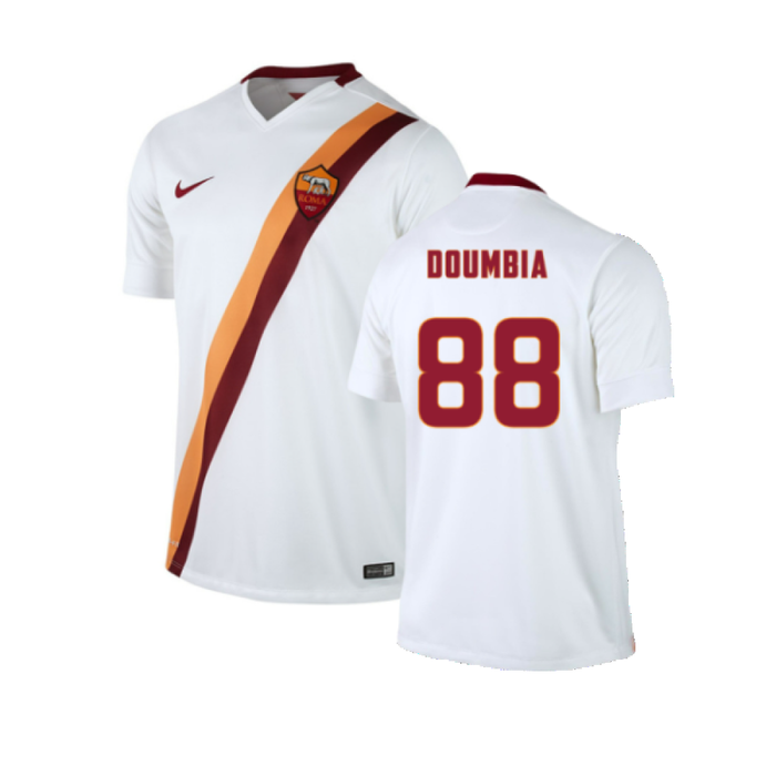 Roma 2014-15 Away Shirt (2XL) (Excellent) (Doumbia 88)