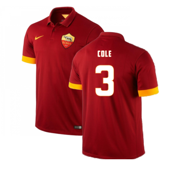 Roma 2014-15 Home Shirt (L) (Excellent) (Cole 3)