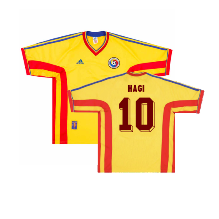 Romania 1998-2000 Home (Excellent) (Hagi 10)