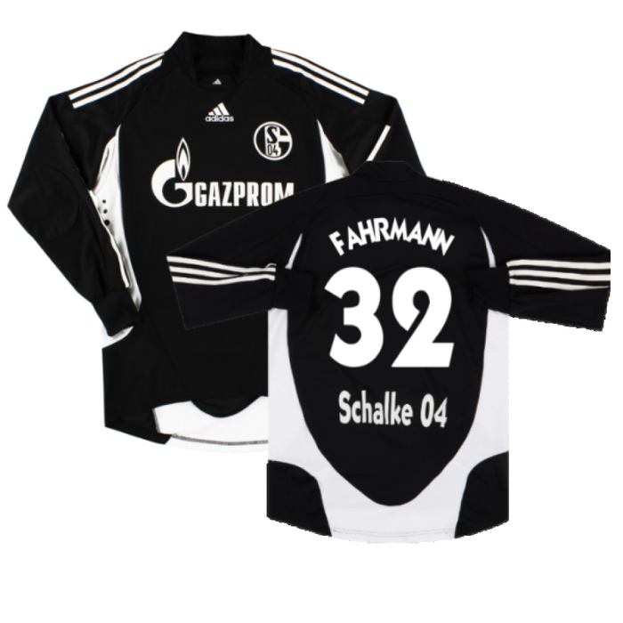 Schalke 2008-09 Player Version Goalkeeper Home Shirt (S) (Good) (Fahrmann 32)