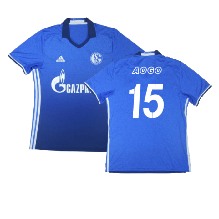 Schalke 2016-18 Home Shirt (Excellent) (Aogo 15)