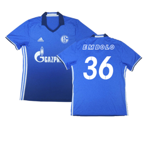 Schalke 2016-18 Home Shirt (M) (Excellent) (Embolo 36)_0