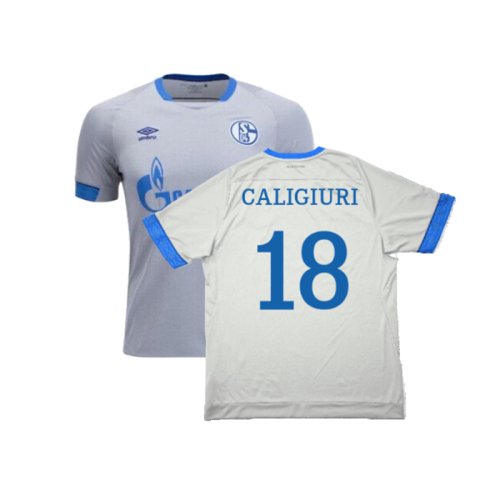 Schalke 2018-19 Away Shirt (Excellent) (Caligiuri 18)