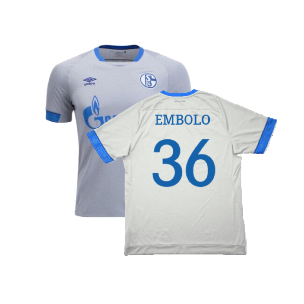 Schalke 2018-19 Away Shirt (Excellent) (Embolo 36)_0
