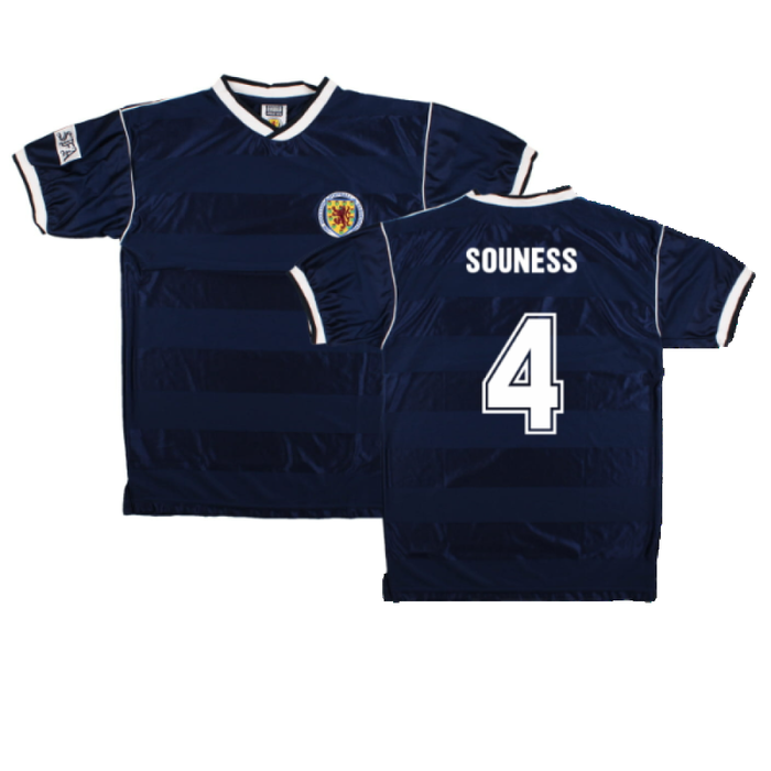 Scotland 1986-88 Score Draw Retro Home Shirt (M) (Souness 4) (Excellent)