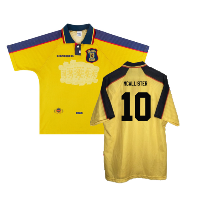 Scotland 1996-99 Away Shirt (Excellent) (McAllister 10)