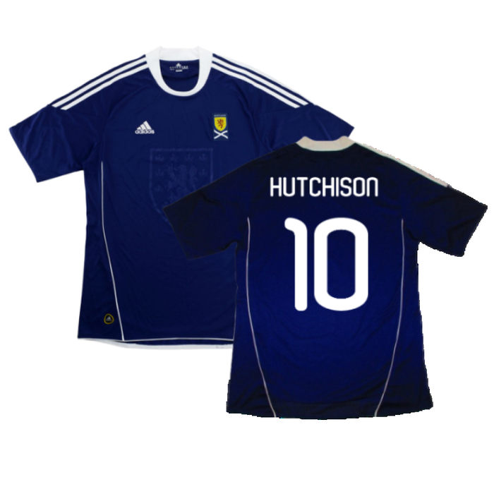 Scotland 2010-11 Home Shirt (Excellent) (HUTCHISON 10)