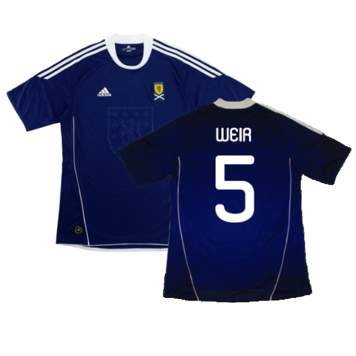 Scotland 2010-11 Home Shirt (Excellent) (Weir 5)