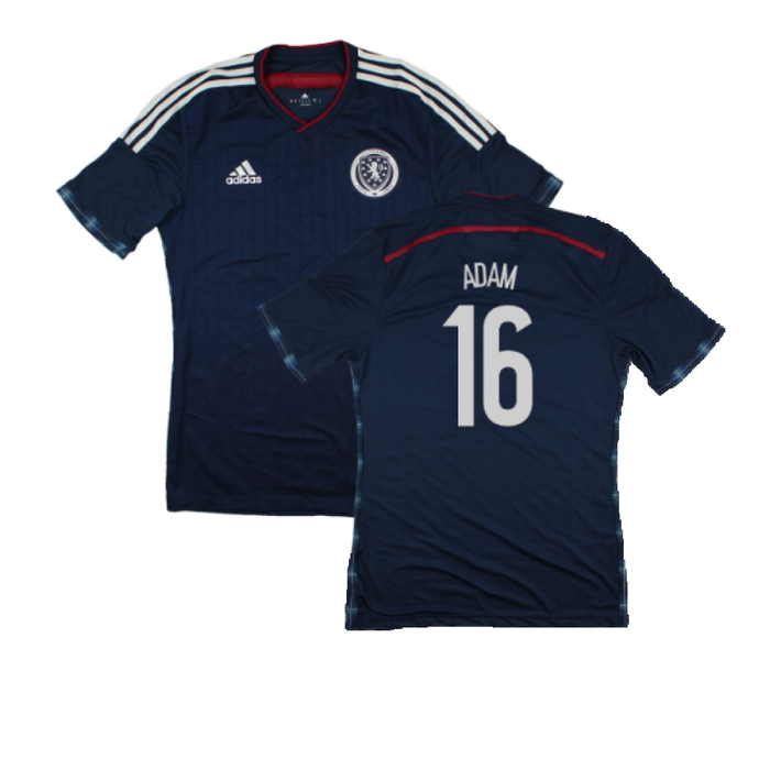 Scotland 2014-15 Player Issue Home Shirt (M) (Excellent) (Adam 16)