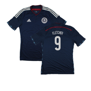 Scotland 2014-15 Player Issue Home Shirt (M) (Excellent) (Fletcher 9)_0