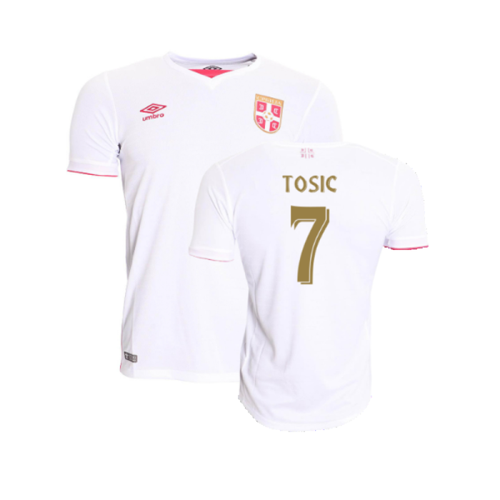 Serbia 2016-17 Away Shirt (L) (Very Good) (Tosic 7)