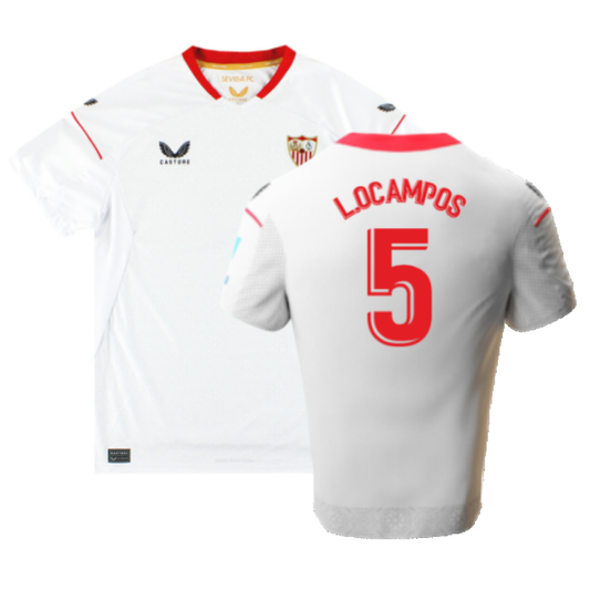 Sevilla 2022-23 Home Shirt (XXL) (Excellent) (L.Ocampos 5)_0