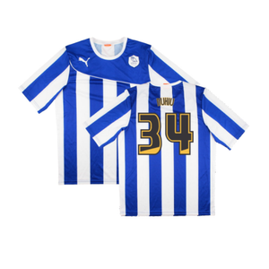 Sheffield Wednesday 2013-14 Home Shirt (Sponsorless) (L) (Excellent) (Nuhiu 34)_0