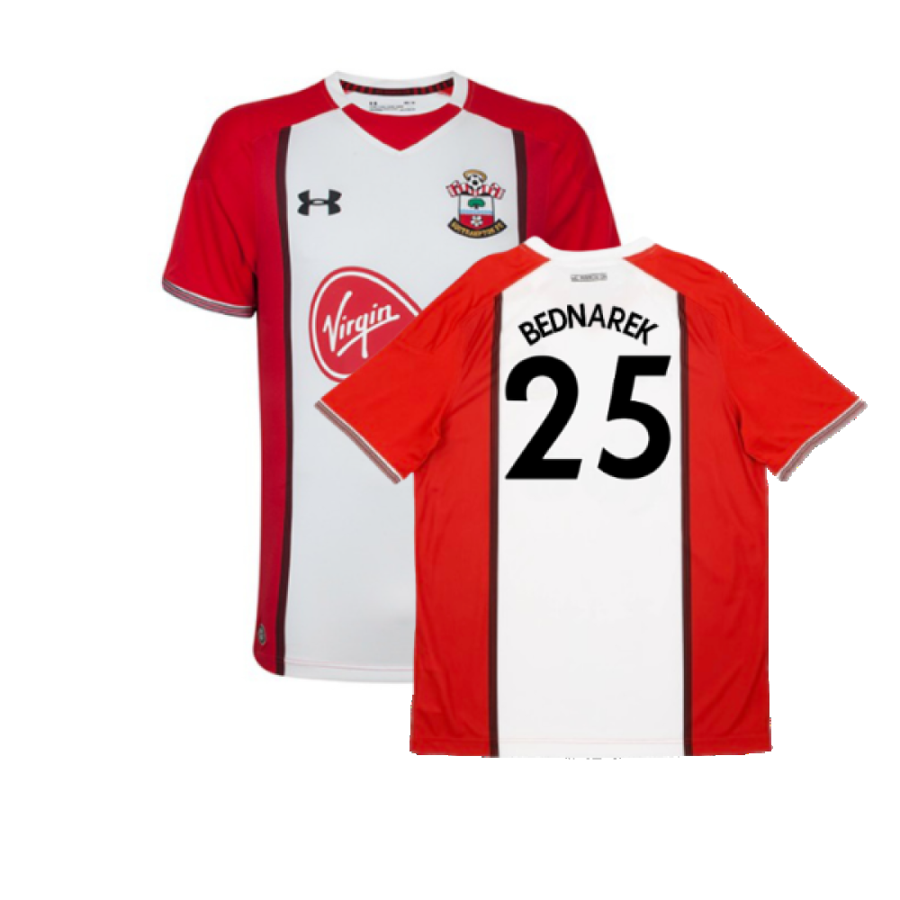 Southampton 2017-2018 Home Shirt (L) (Excellent) (Bednarek 25)_0
