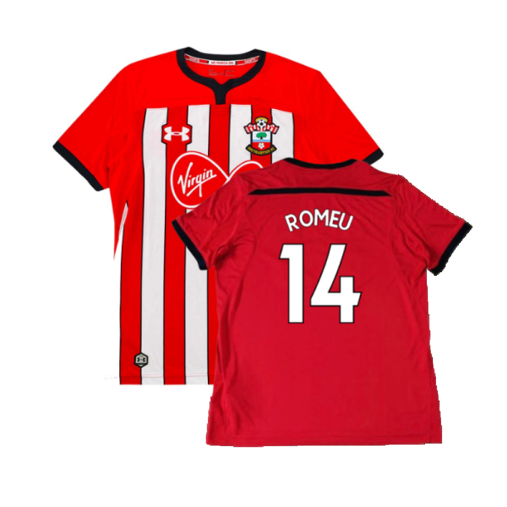 Southampton 2018-19 Home Shirt (Excellent) (Romeu 14)_0