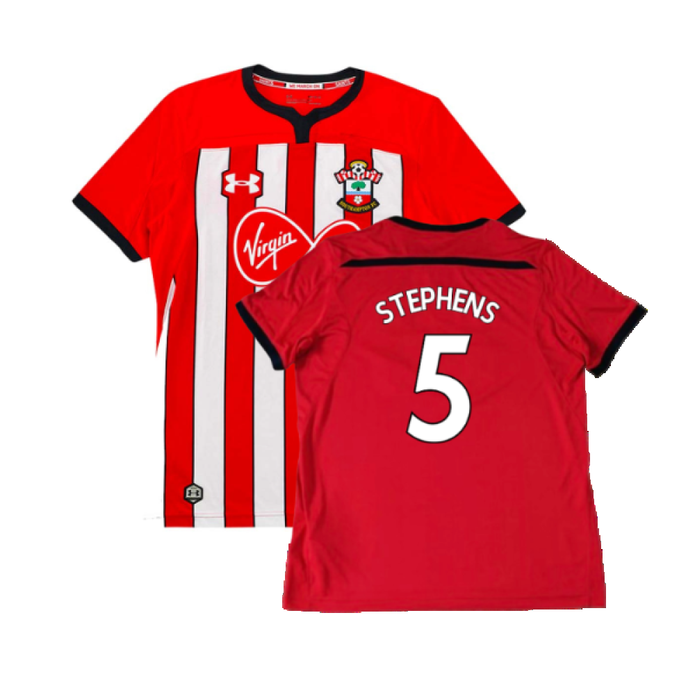 Southampton 2018-19 Home Shirt (Excellent) (Stephens 5)_0