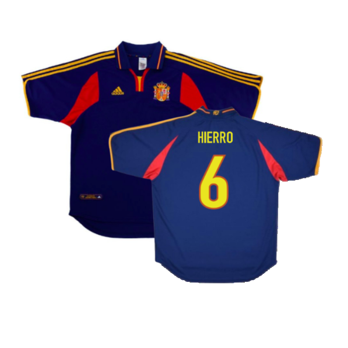 Spain 2000-2001 Third Shirt (Excellent) (Hierro 6)