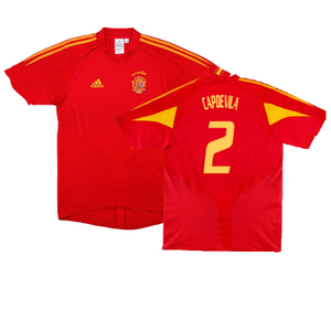 Spain 2004-2006 Home Shirt (L) (Excellent) (Capdevila 2)_0